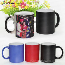 11oz Sublimação Foto Cor Mudando Caneca, caneca de cerâmica Magic atacado direto Fabricante